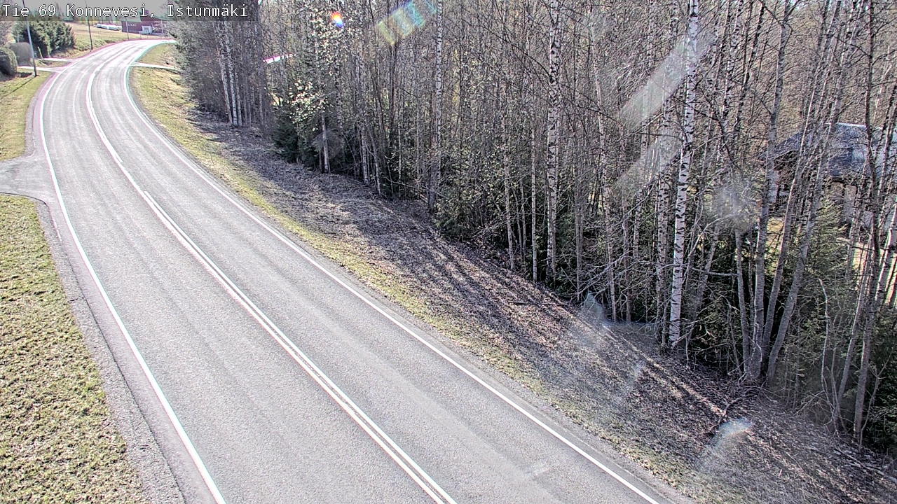 Weather Camera Image Väg 69 Konnevesi, Istunmäki, Konnevesi, Keski-Suomi