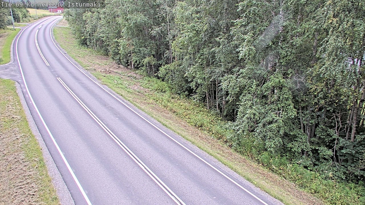 Weather Camera Image Road 69 Konnevesi, Istunmäki, Konnevesi, Keski-Suomi