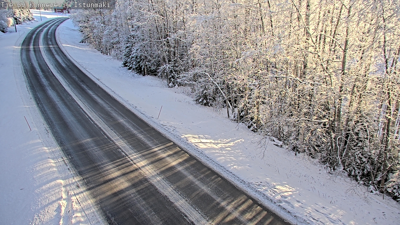 Weather Camera Image Road 69 Konnevesi, Istunmäki, Konnevesi, Keski-Suomi