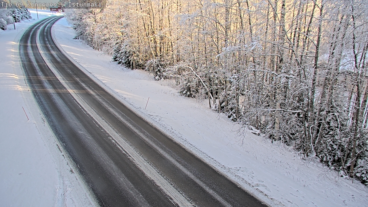 Weather Camera Image Road 69 Konnevesi, Istunmäki, Konnevesi, Keski-Suomi