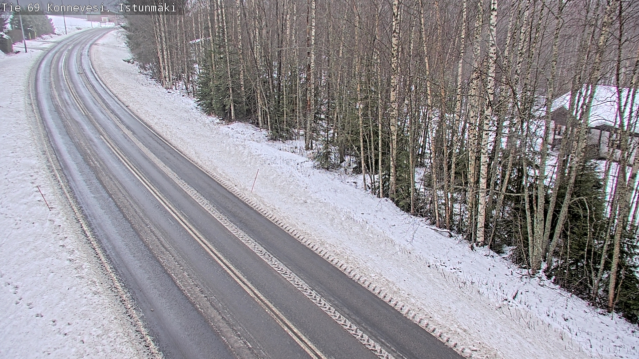 Weather Camera Image Väg 69 Konnevesi, Istunmäki, Konnevesi, Keski-Suomi