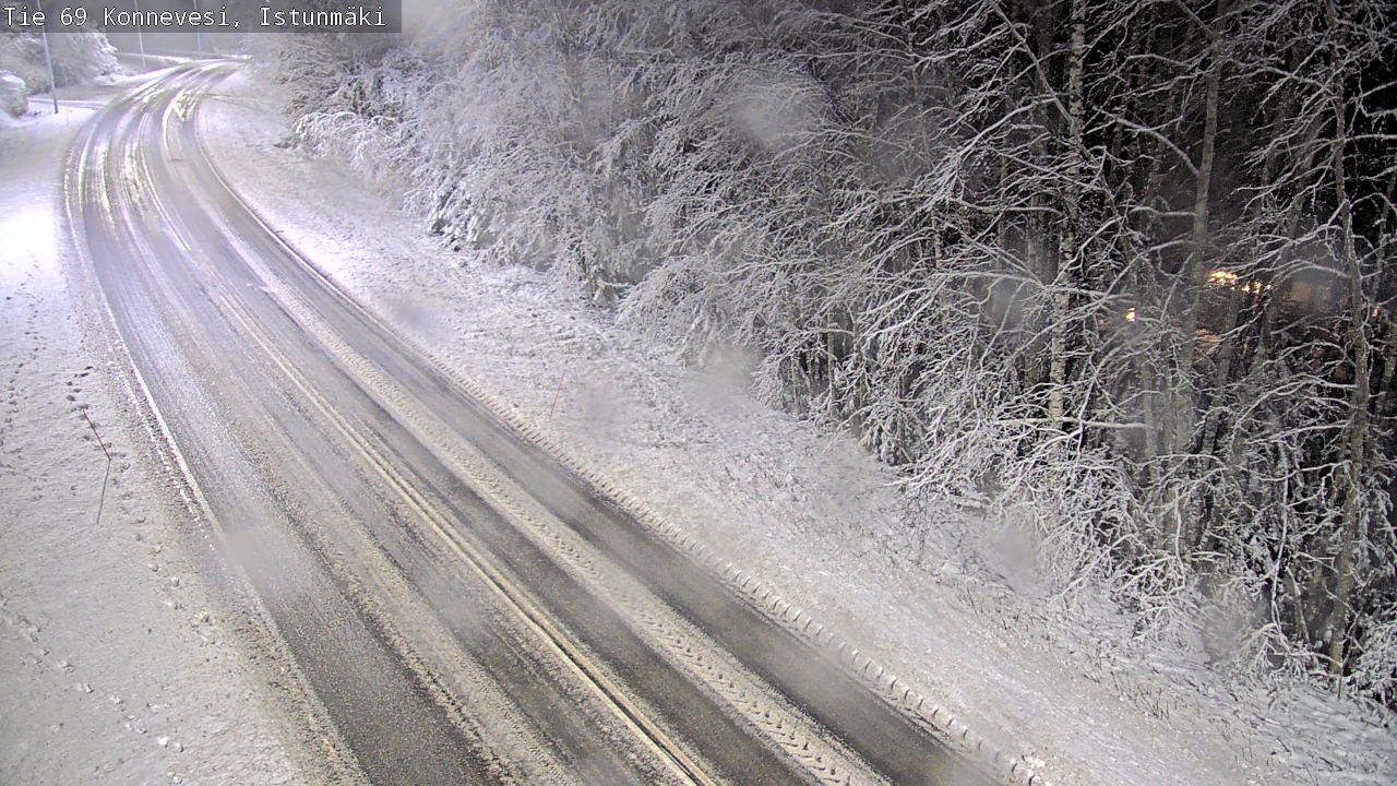 Weather Camera Image Väg 69 Konnevesi, Istunmäki, Konnevesi, Keski-Suomi
