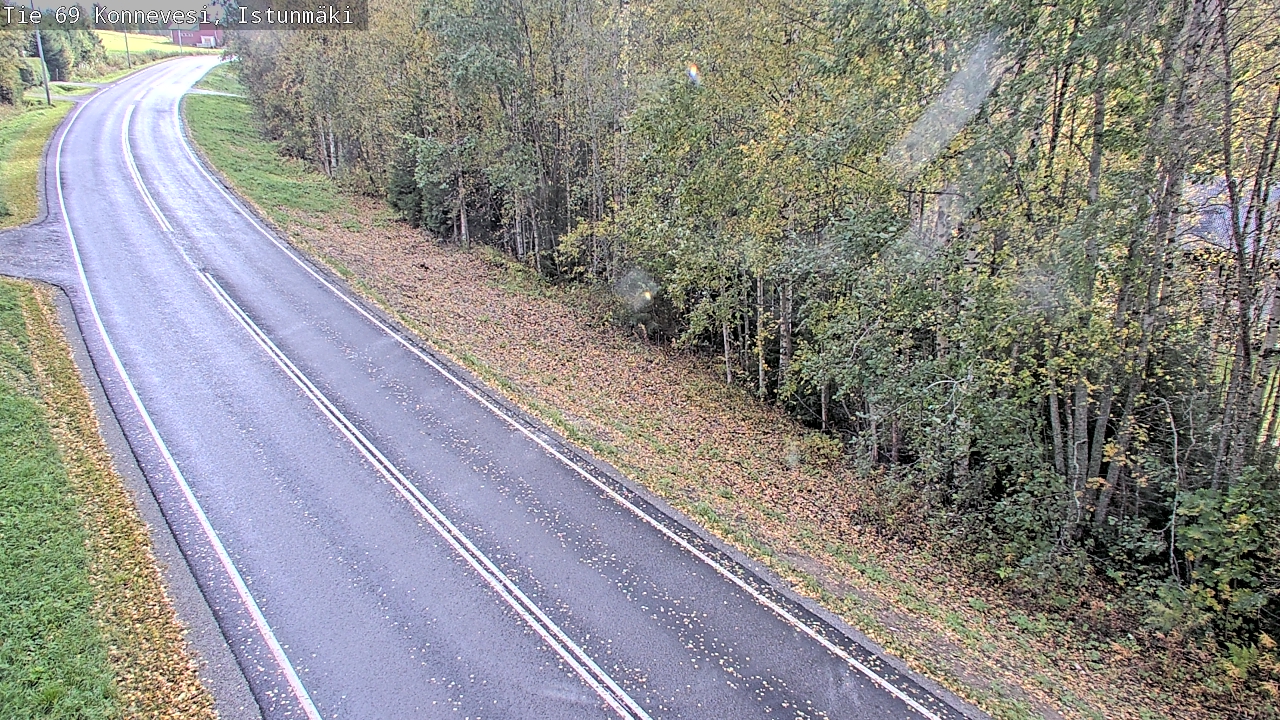 Weather Camera Image Väg 69 Konnevesi, Istunmäki, Konnevesi, Keski-Suomi