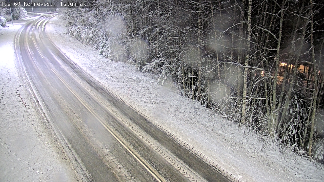 Weather Camera Image Väg 69 Konnevesi, Istunmäki, Konnevesi, Keski-Suomi