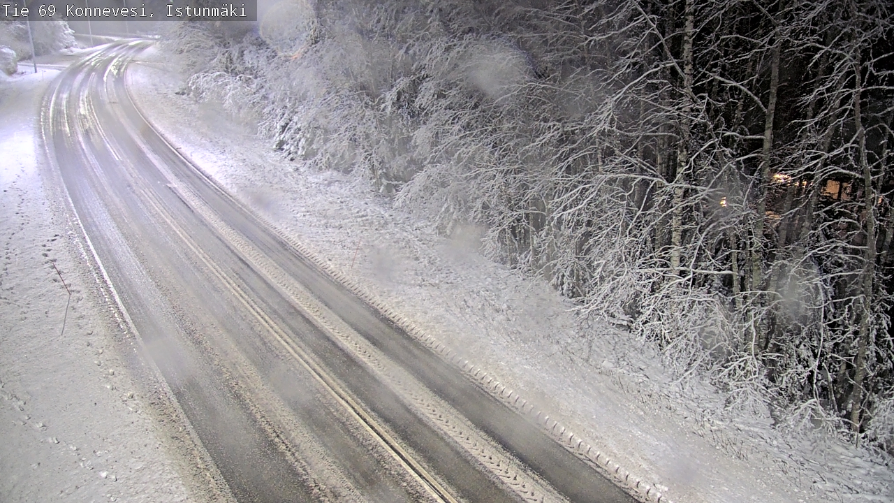 Weather Camera Image Väg 69 Konnevesi, Istunmäki, Konnevesi, Keski-Suomi