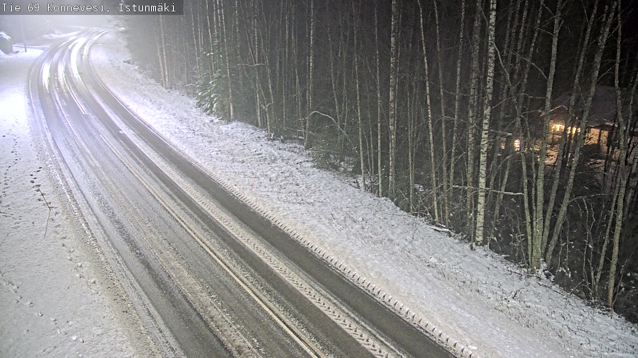 Weather Camera Image Väg 69 Konnevesi, Istunmäki, Konnevesi, Keski-Suomi
