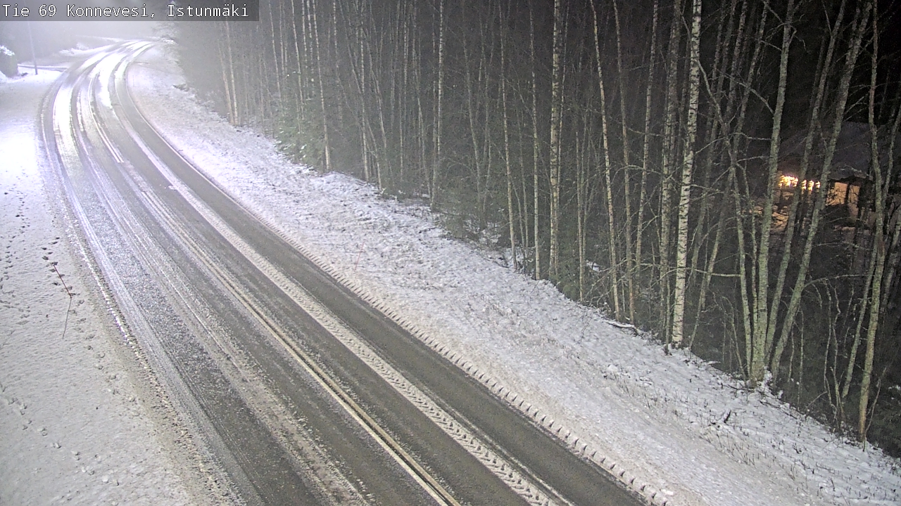 Weather Camera Image Väg 69 Konnevesi, Istunmäki, Konnevesi, Keski-Suomi