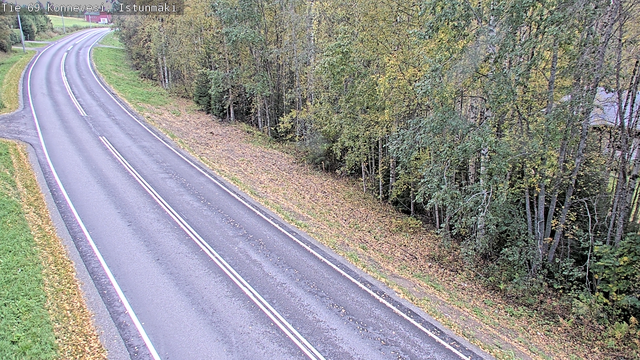 Weather Camera Image Väg 69 Konnevesi, Istunmäki, Konnevesi, Keski-Suomi
