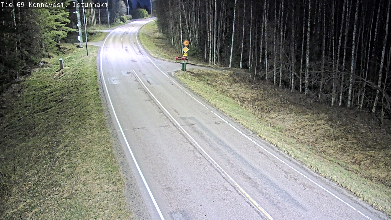 Weather Camera Image Road 69 Konnevesi, Istunmäki, Konnevesi, Keski-Suomi