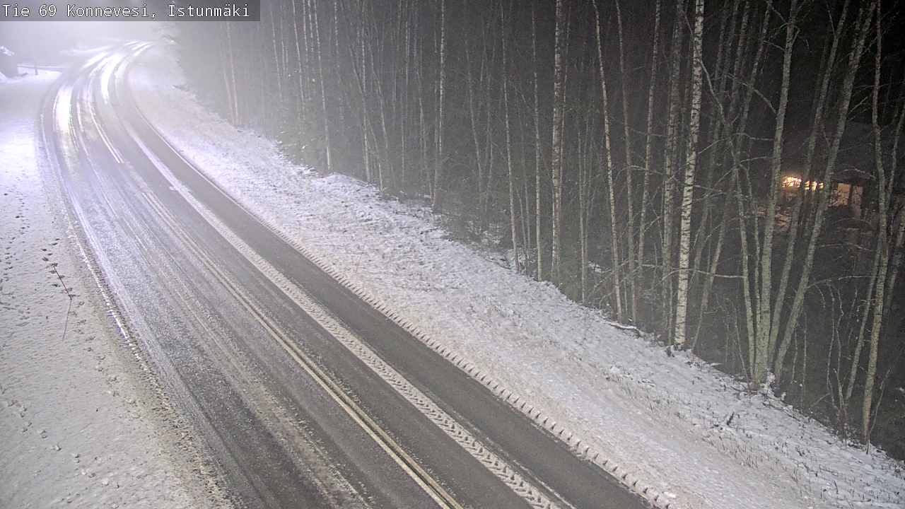 Weather Camera Image Väg 69 Konnevesi, Istunmäki, Konnevesi, Keski-Suomi