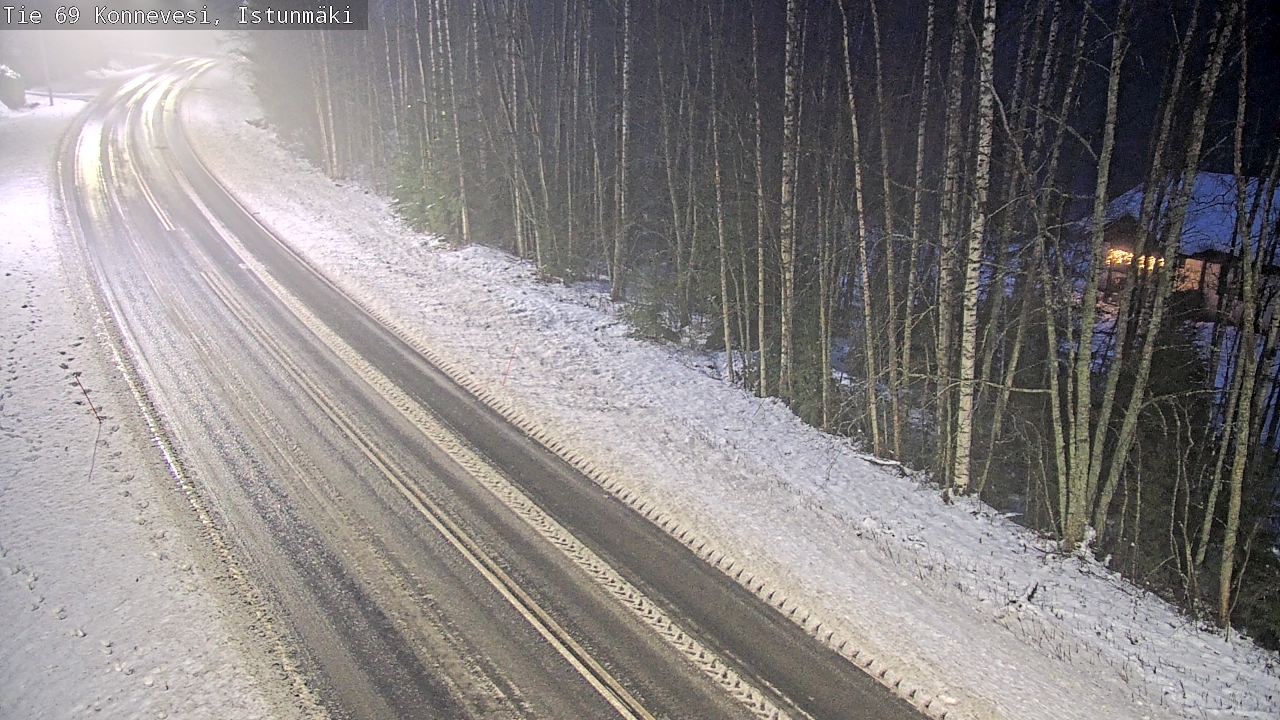 Weather Camera Image Väg 69 Konnevesi, Istunmäki, Konnevesi, Keski-Suomi