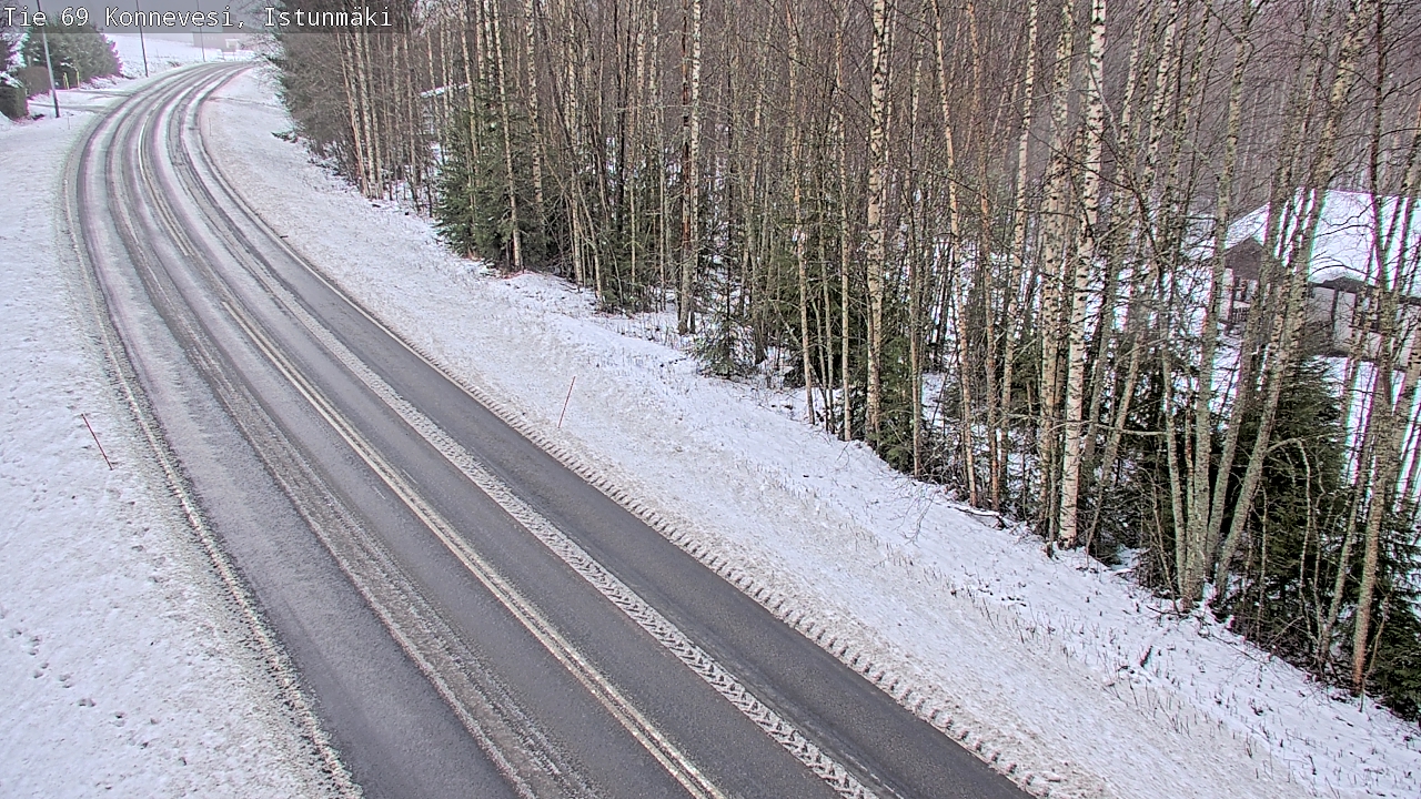 Weather Camera Image Väg 69 Konnevesi, Istunmäki, Konnevesi, Keski-Suomi