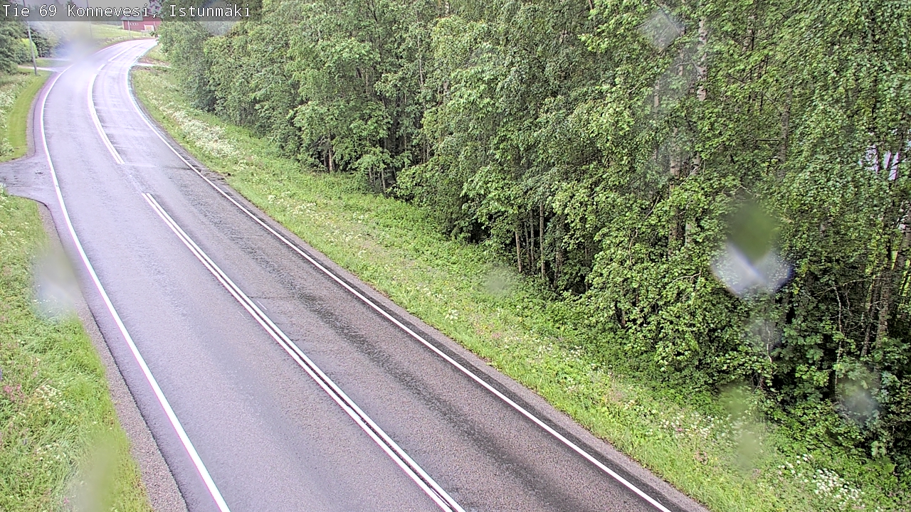 Weather Camera Image Road 69 Konnevesi, Istunmäki, Konnevesi, Keski-Suomi