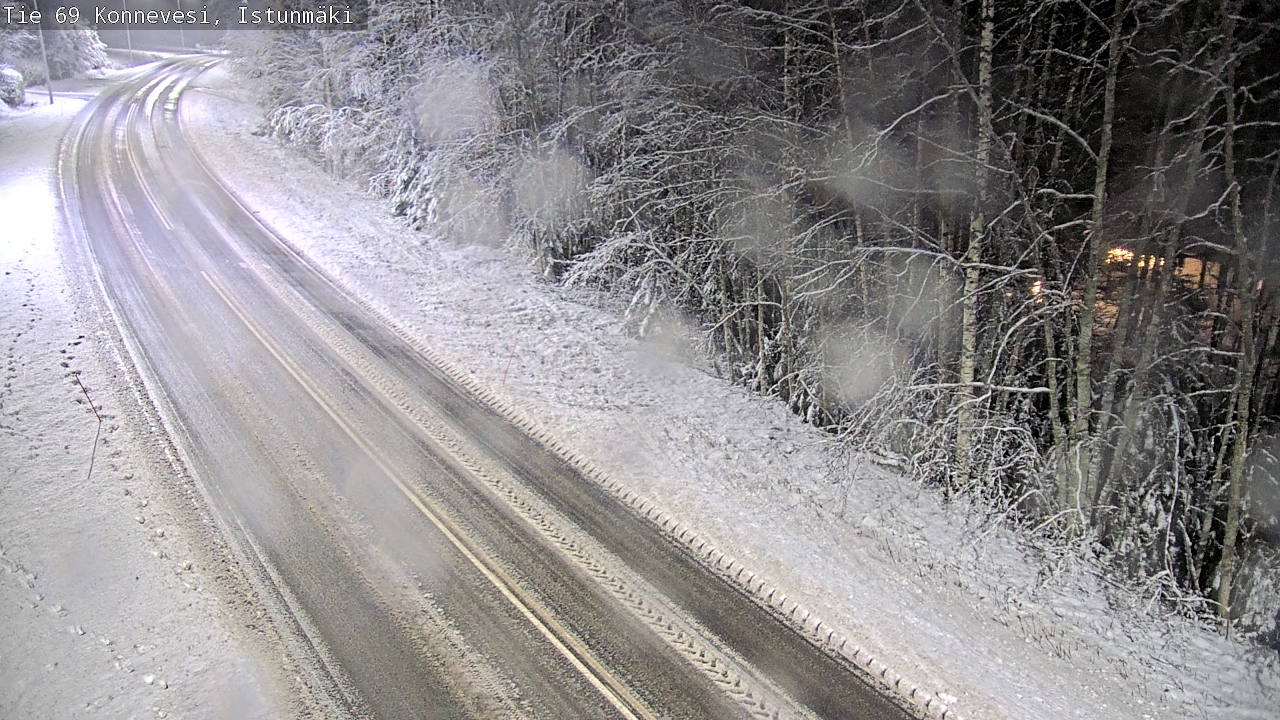 Weather Camera Image Väg 69 Konnevesi, Istunmäki, Konnevesi, Keski-Suomi