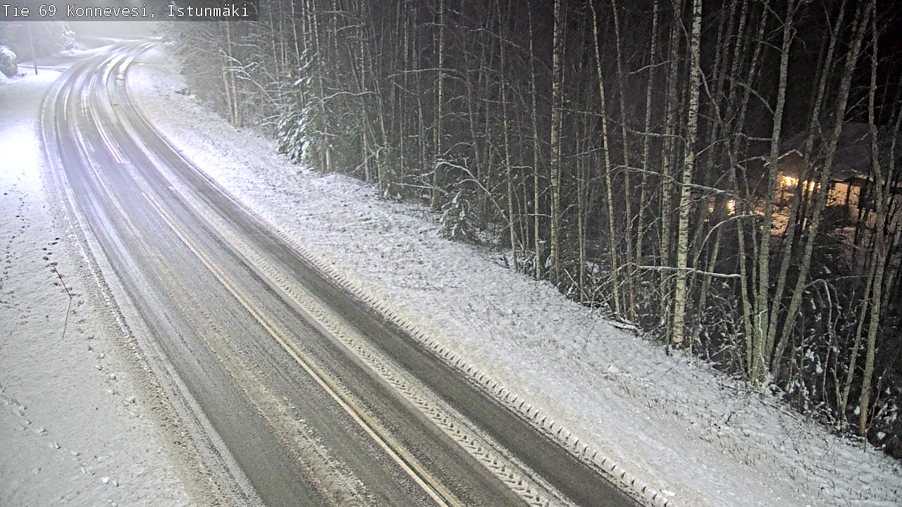 Weather Camera Image Väg 69 Konnevesi, Istunmäki, Konnevesi, Keski-Suomi