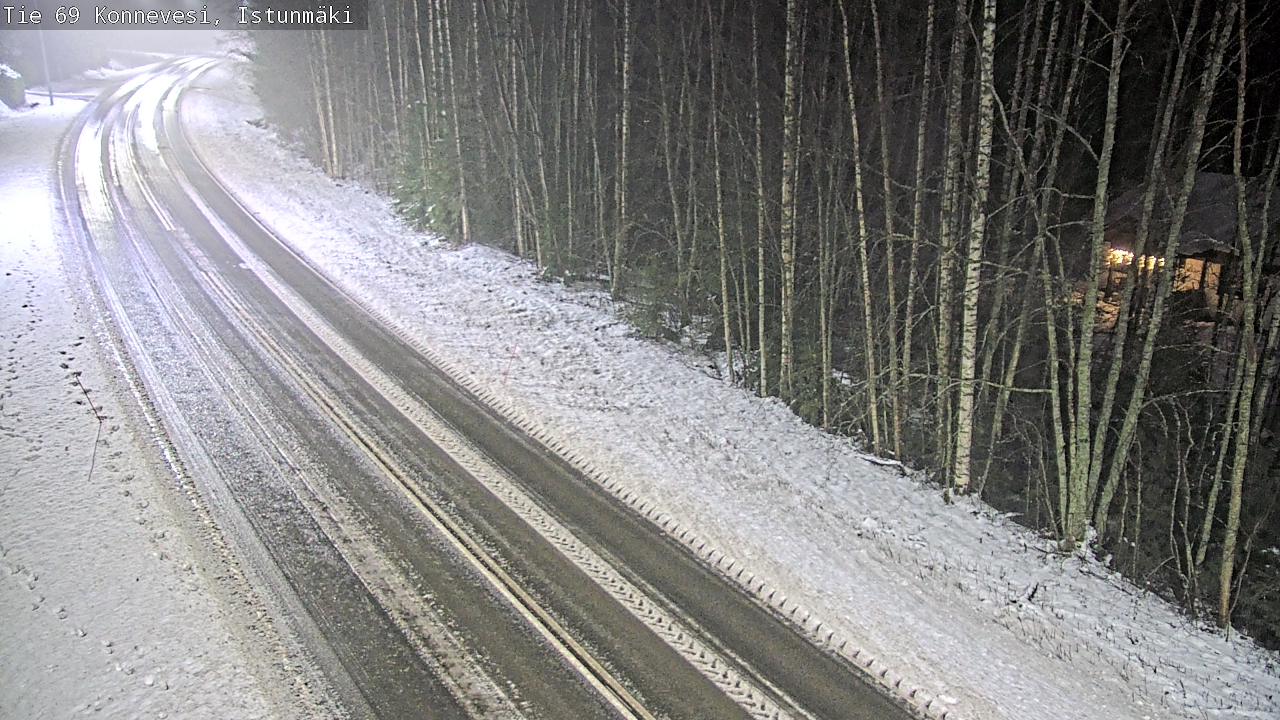 Weather Camera Image Väg 69 Konnevesi, Istunmäki, Konnevesi, Keski-Suomi