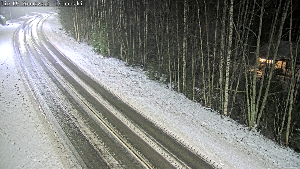 Weather Camera Image Väg 69 Konnevesi, Istunmäki, Konnevesi, Keski-Suomi