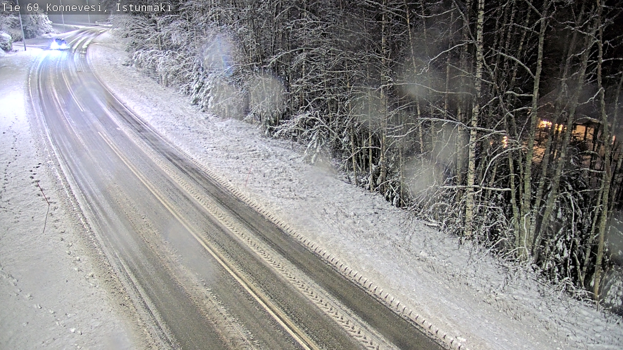 Weather Camera Image Väg 69 Konnevesi, Istunmäki, Konnevesi, Keski-Suomi