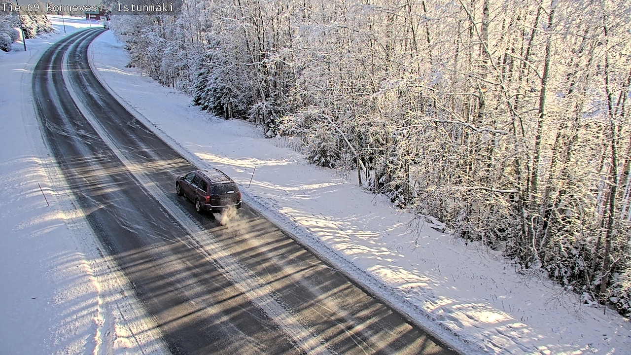 Weather Camera Image Road 69 Konnevesi, Istunmäki, Konnevesi, Keski-Suomi
