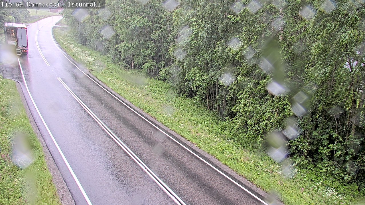 Weather Camera Image Road 69 Konnevesi, Istunmäki, Konnevesi, Keski-Suomi
