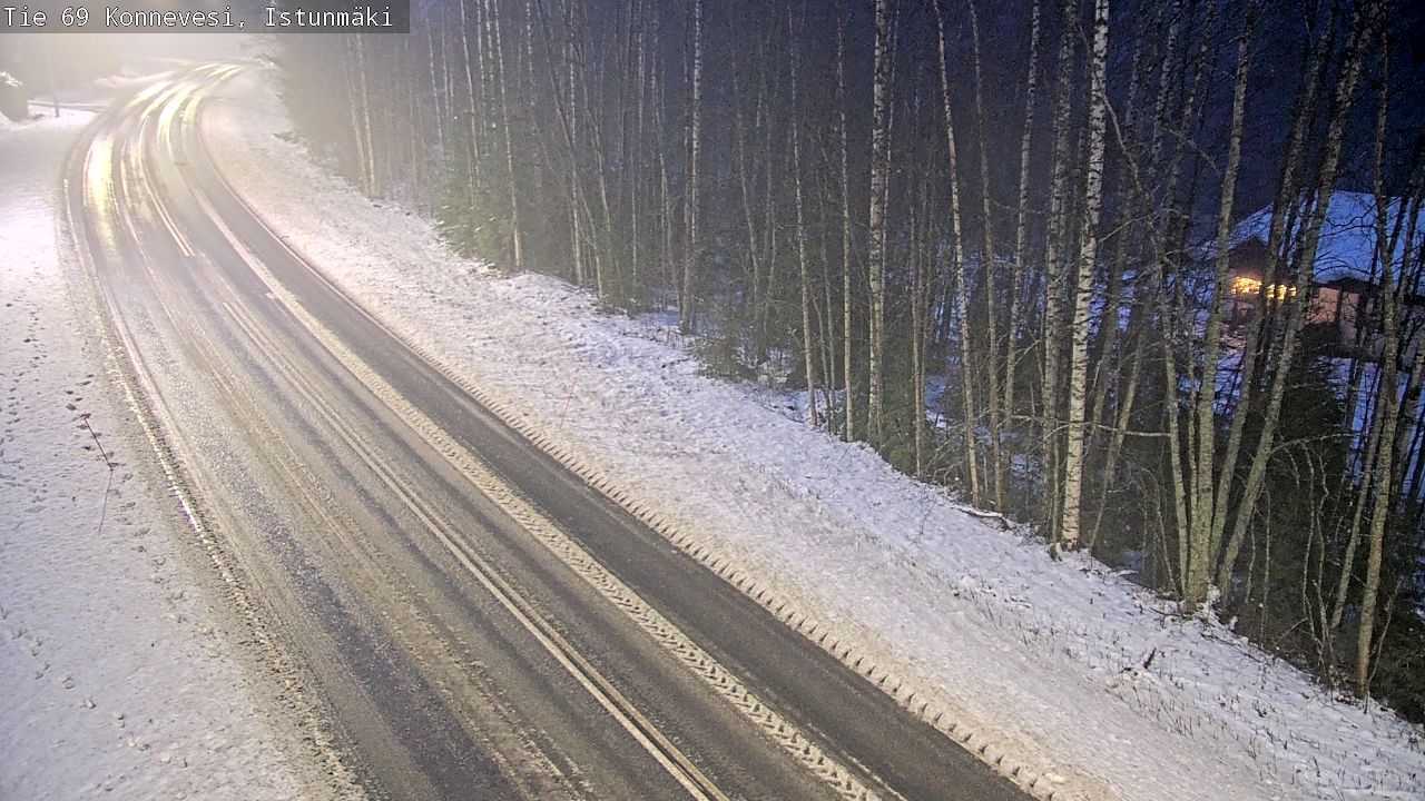 Weather Camera Image Väg 69 Konnevesi, Istunmäki, Konnevesi, Keski-Suomi