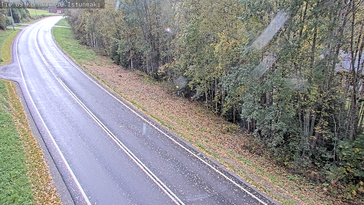 Weather Camera Image Road 69 Konnevesi, Istunmäki, Konnevesi, Keski-Suomi
