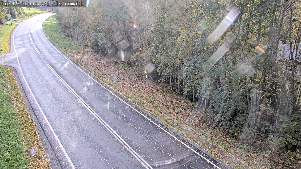 Weather Camera Image Road 69 Konnevesi, Istunmäki, Konnevesi, Keski-Suomi