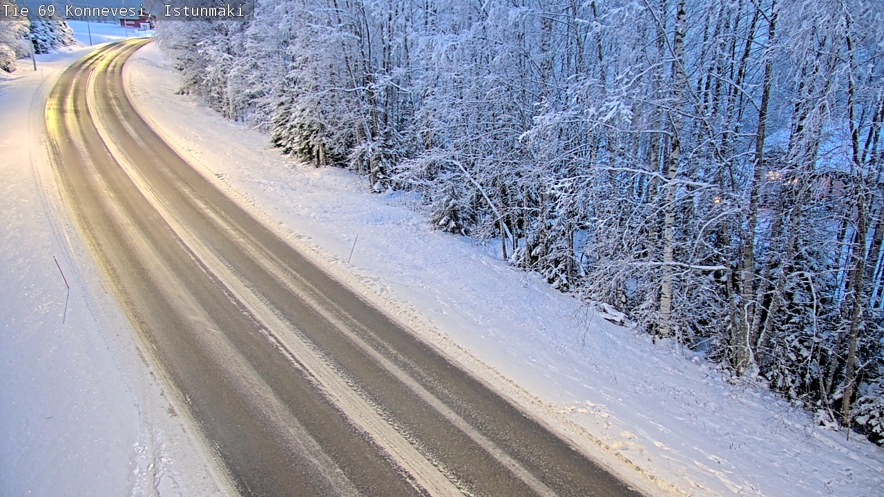 Weather Camera Image Road 69 Konnevesi, Istunmäki, Konnevesi, Keski-Suomi