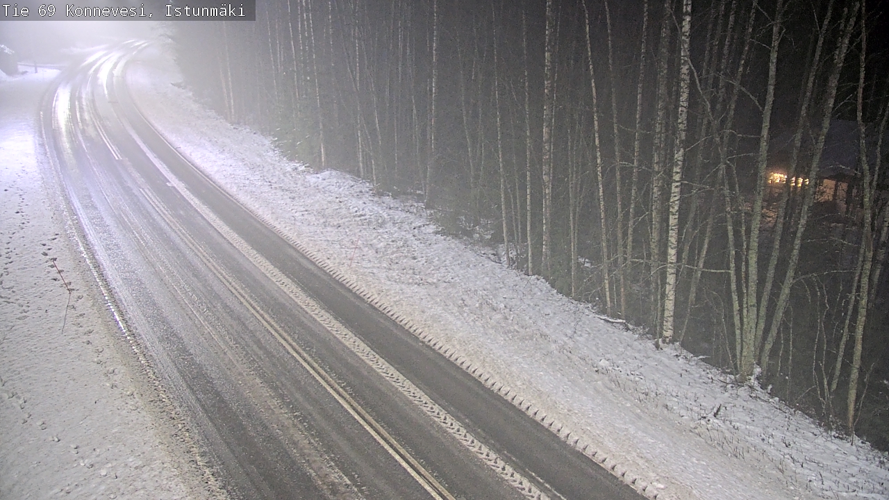 Weather Camera Image Väg 69 Konnevesi, Istunmäki, Konnevesi, Keski-Suomi