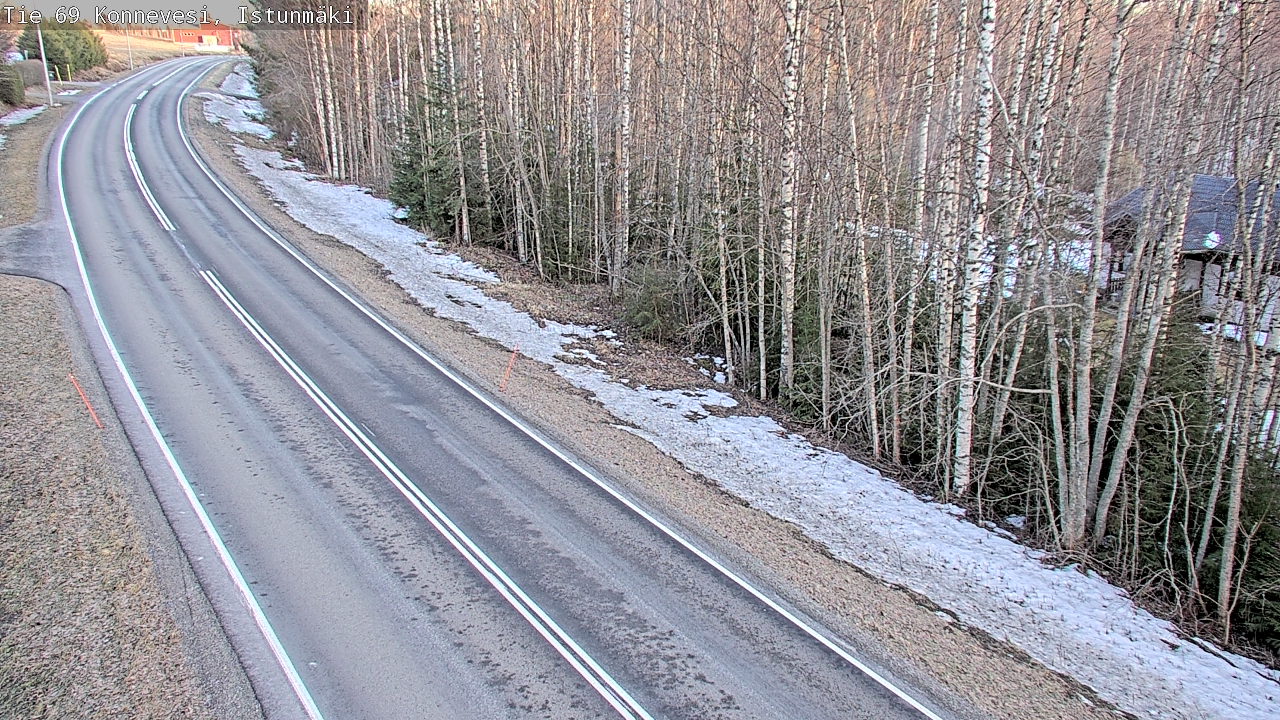 Weather Camera Image Road 69 Konnevesi, Istunmäki, Konnevesi, Keski-Suomi