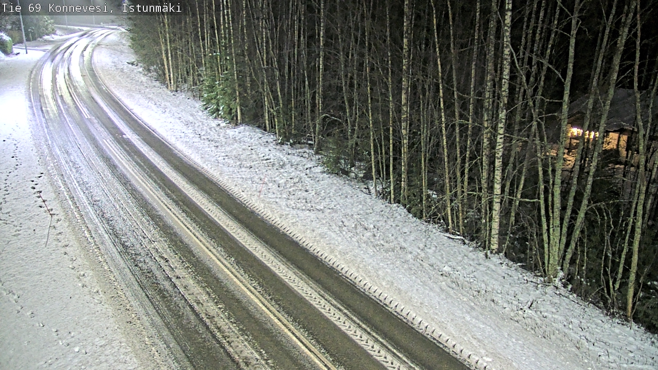 Weather Camera Image Väg 69 Konnevesi, Istunmäki, Konnevesi, Keski-Suomi