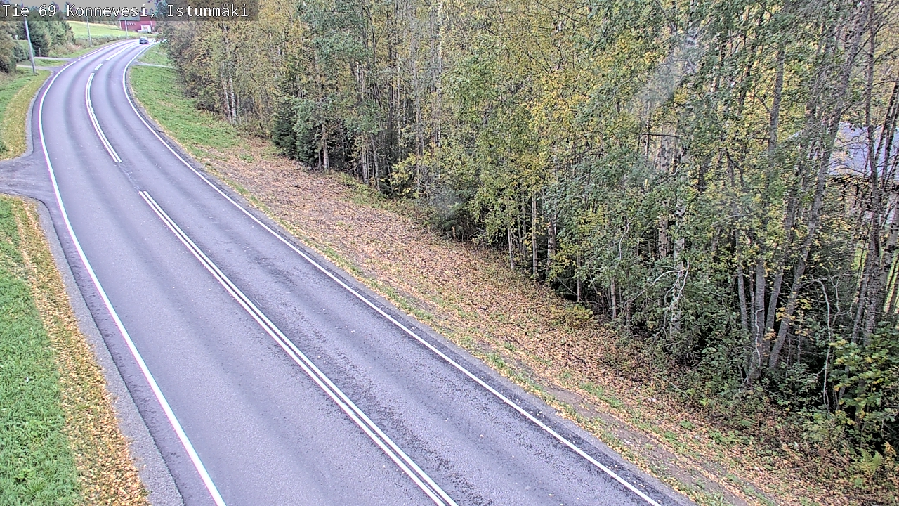 Weather Camera Image Väg 69 Konnevesi, Istunmäki, Konnevesi, Keski-Suomi