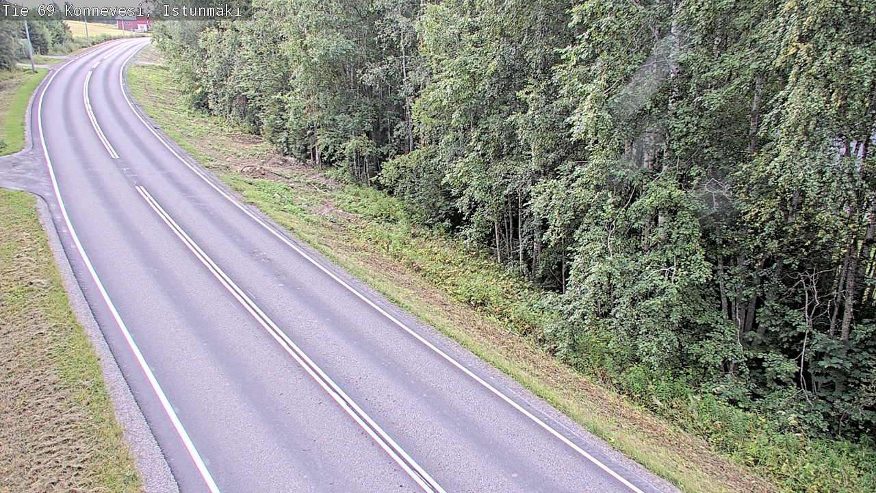 Weather Camera Image Road 69 Konnevesi, Istunmäki, Konnevesi, Keski-Suomi