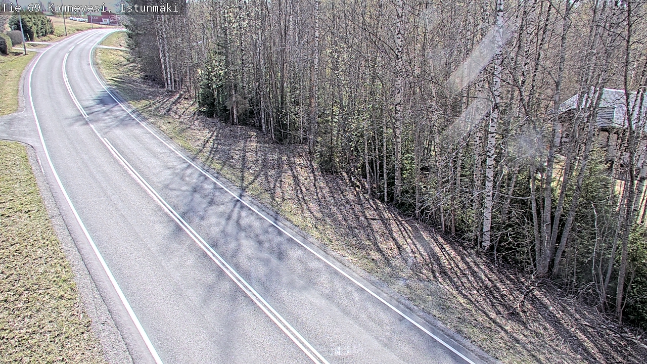 Weather Camera Image Väg 69 Konnevesi, Istunmäki, Konnevesi, Keski-Suomi