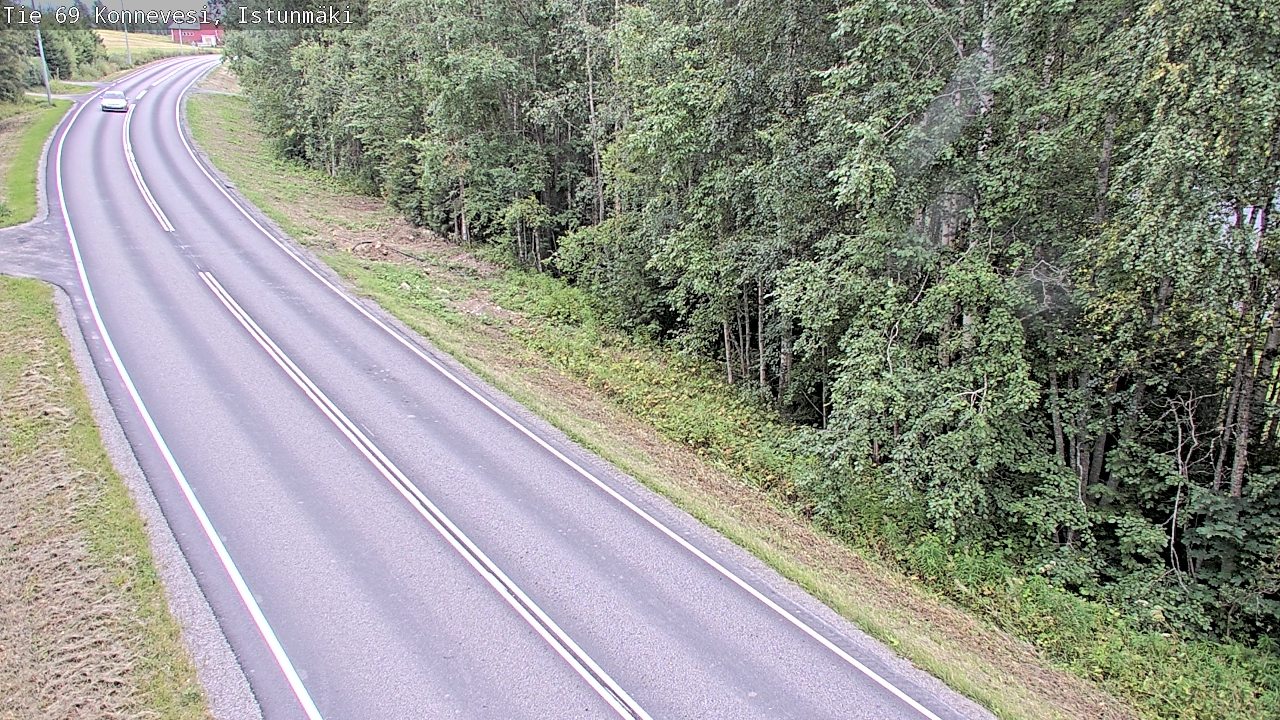 Weather Camera Image Road 69 Konnevesi, Istunmäki, Konnevesi, Keski-Suomi