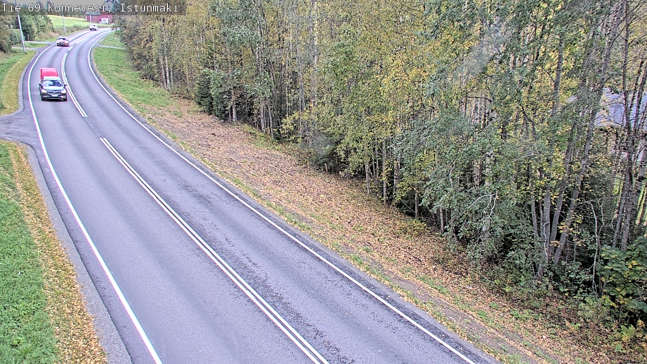 Weather Camera Image Väg 69 Konnevesi, Istunmäki, Konnevesi, Keski-Suomi