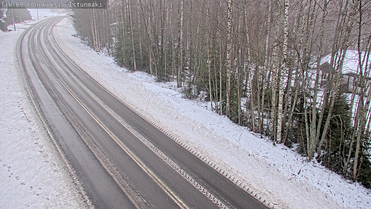 Weather Camera Image Väg 69 Konnevesi, Istunmäki, Konnevesi, Keski-Suomi