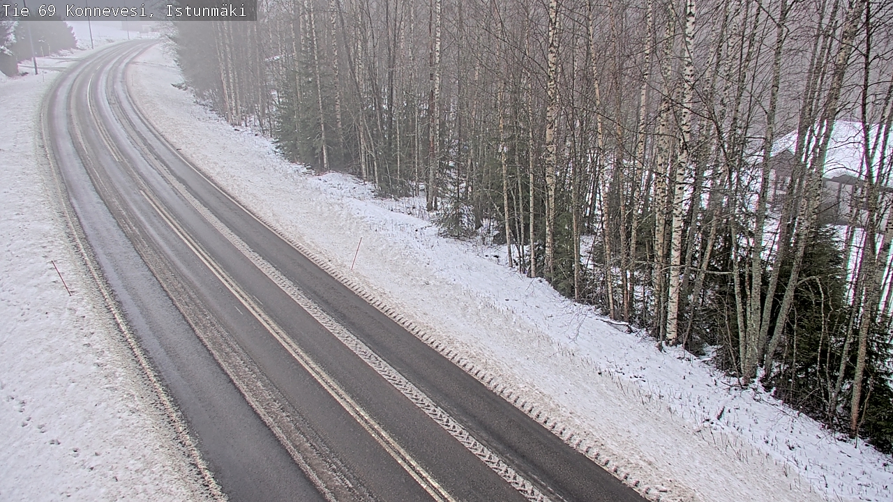 Weather Camera Image Väg 69 Konnevesi, Istunmäki, Konnevesi, Keski-Suomi