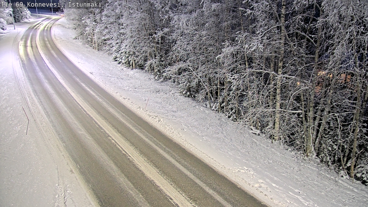 Weather Camera Image Road 69 Konnevesi, Istunmäki, Konnevesi, Keski-Suomi