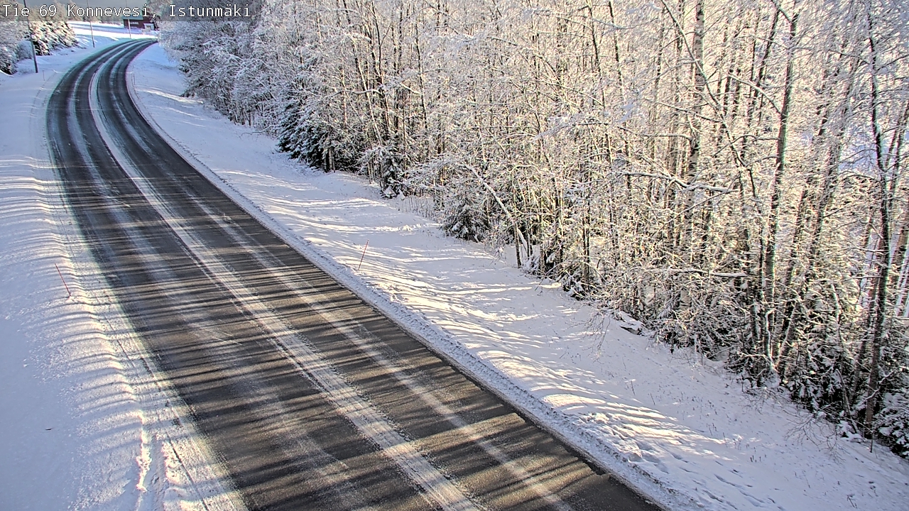 Weather Camera Image Road 69 Konnevesi, Istunmäki, Konnevesi, Keski-Suomi