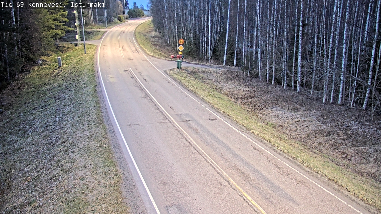 Weather Camera Image Road 69 Konnevesi, Istunmäki, Konnevesi, Keski-Suomi