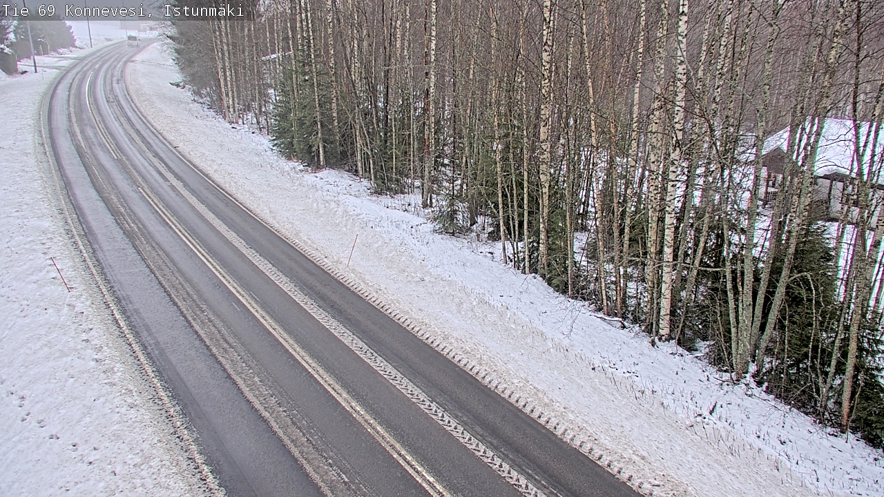 Weather Camera Image Väg 69 Konnevesi, Istunmäki, Konnevesi, Keski-Suomi