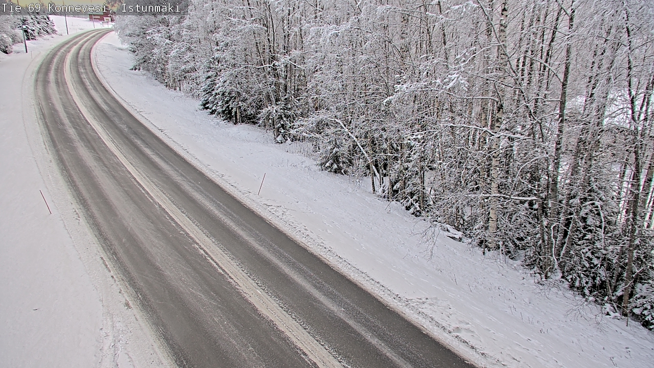 Weather Camera Image Road 69 Konnevesi, Istunmäki, Konnevesi, Keski-Suomi