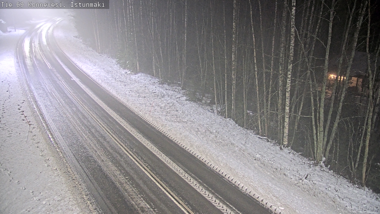 Weather Camera Image Väg 69 Konnevesi, Istunmäki, Konnevesi, Keski-Suomi