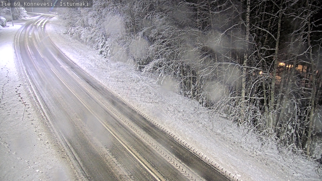 Weather Camera Image Väg 69 Konnevesi, Istunmäki, Konnevesi, Keski-Suomi