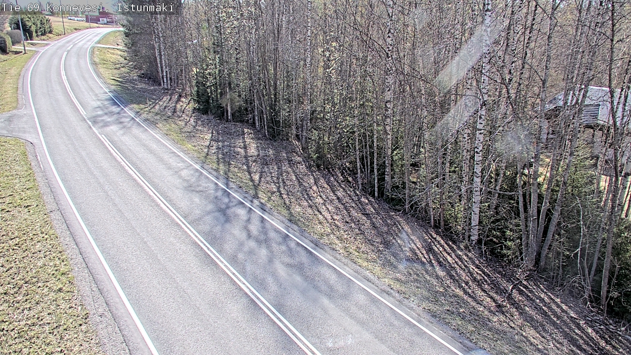 Weather Camera Image Väg 69 Konnevesi, Istunmäki, Konnevesi, Keski-Suomi