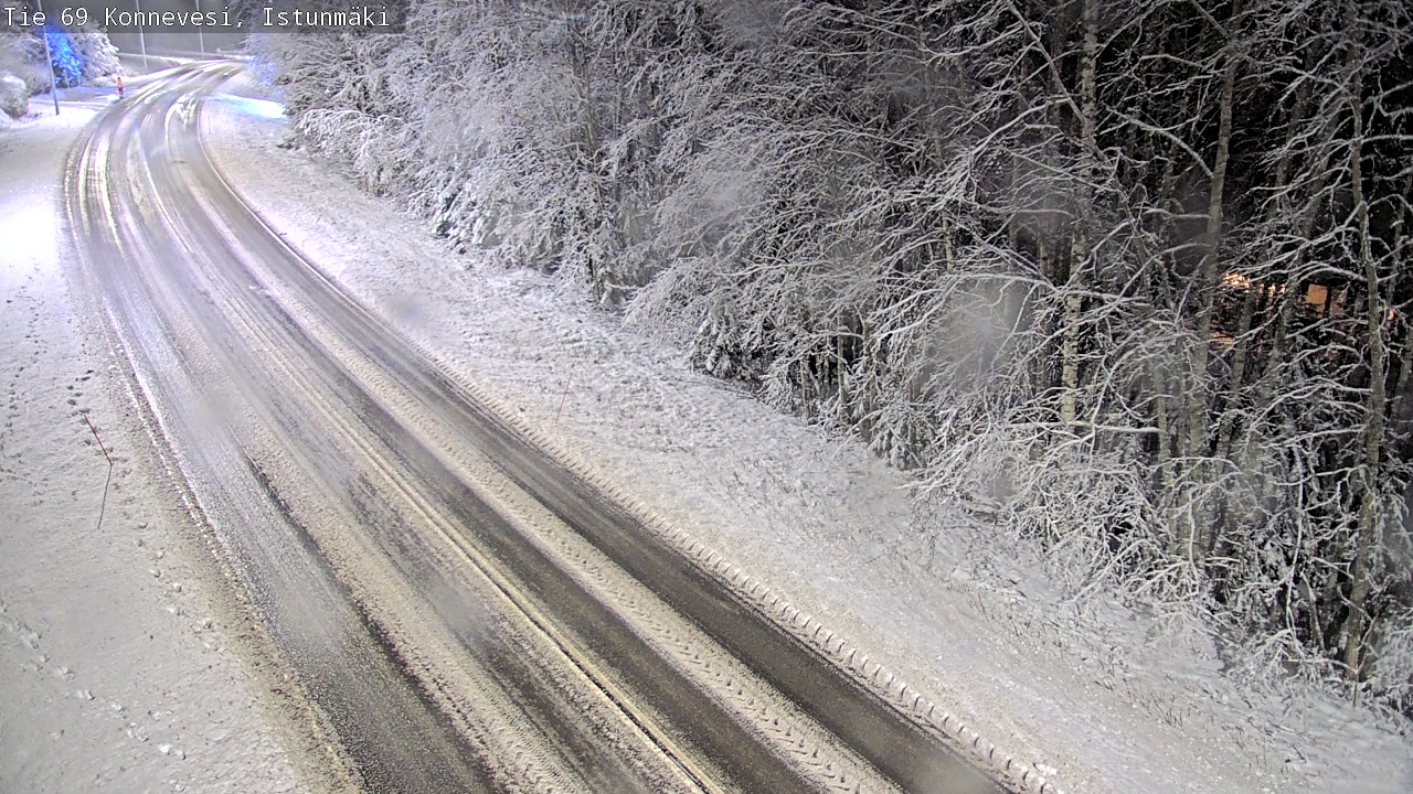 Weather Camera Image Väg 69 Konnevesi, Istunmäki, Konnevesi, Keski-Suomi