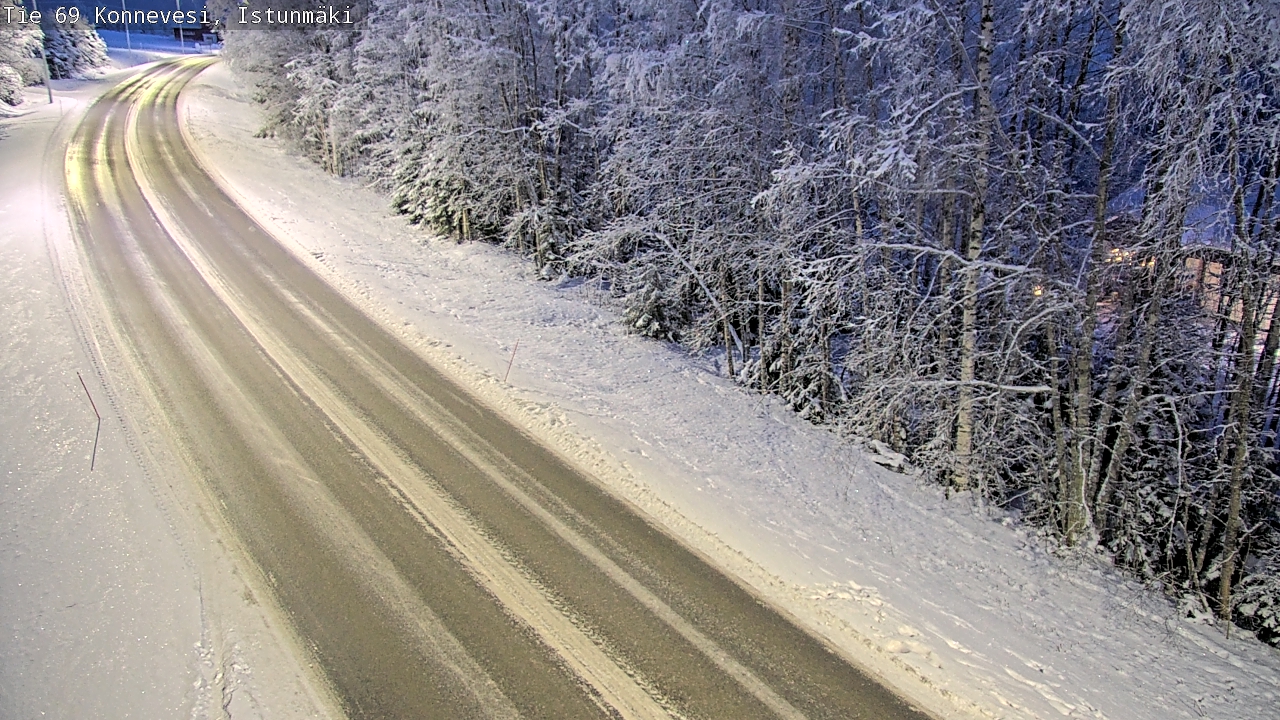 Weather Camera Image Road 69 Konnevesi, Istunmäki, Konnevesi, Keski-Suomi