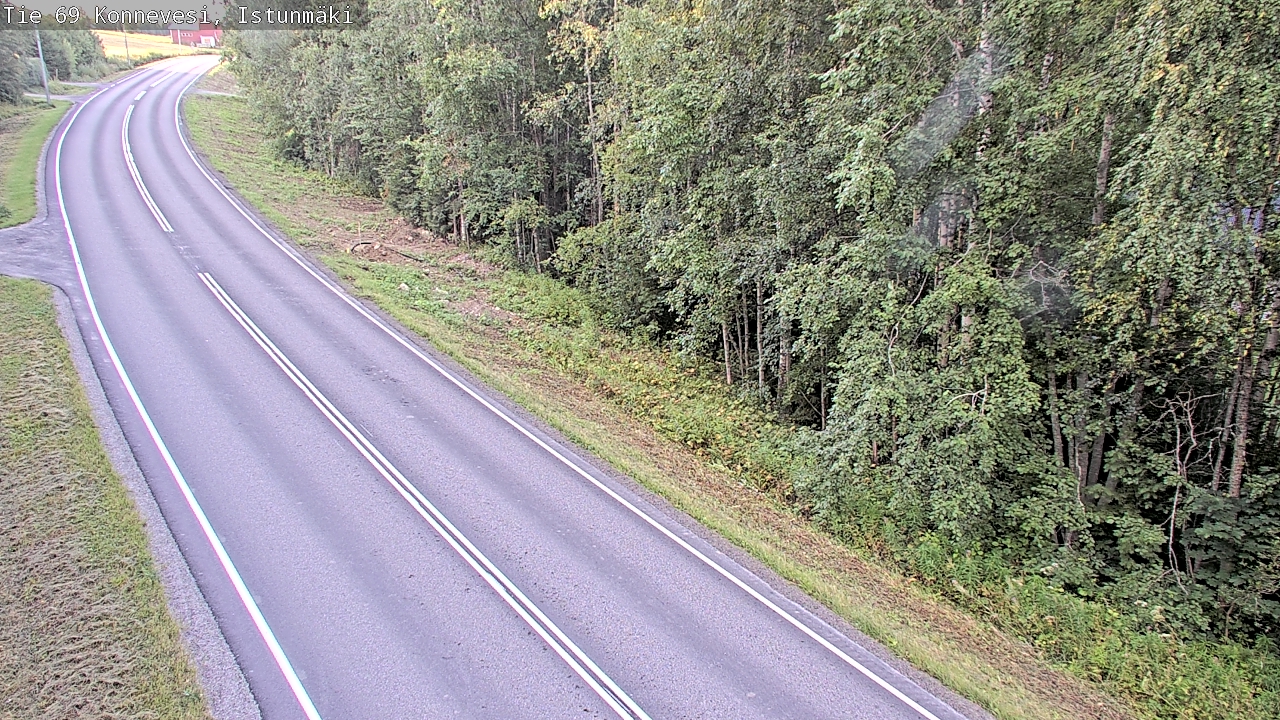 Weather Camera Image Road 69 Konnevesi, Istunmäki, Konnevesi, Keski-Suomi
