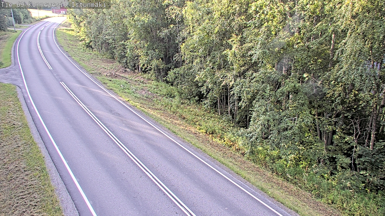 Weather Camera Image Road 69 Konnevesi, Istunmäki, Konnevesi, Keski-Suomi